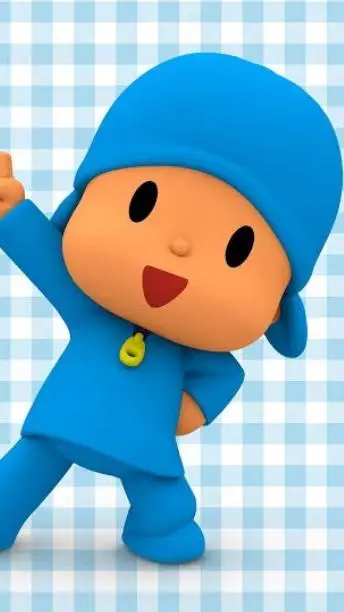 ai character: Pocoyo  background
