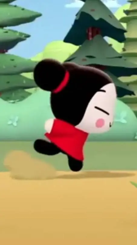 ai character: Pucca  background