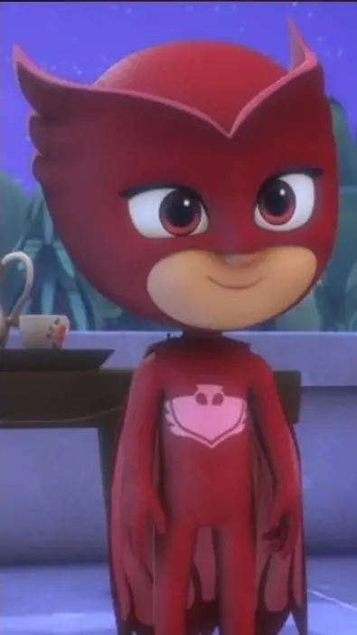 ai character: owlette  background