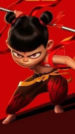 ai character: Ne Zha  background