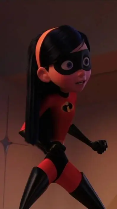 ai character: violet parr background