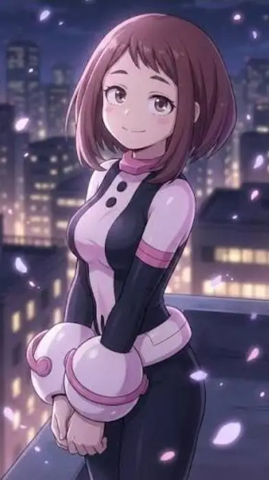 ai character: Ochako uraraka  background