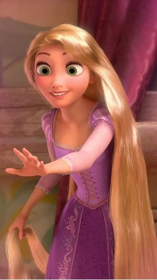 ai character: Rapunzel  background