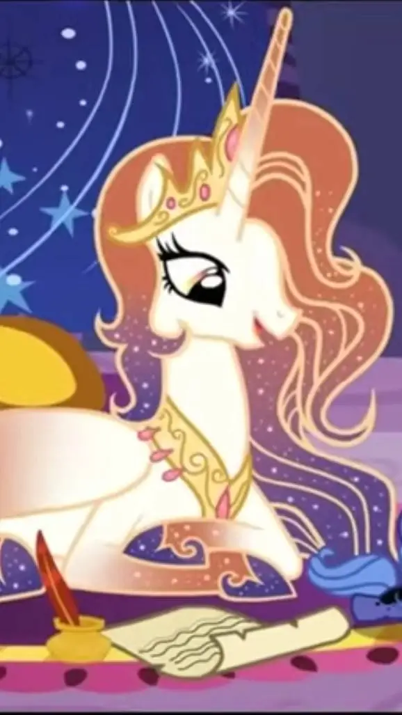 ai character: Queen galaxia  background
