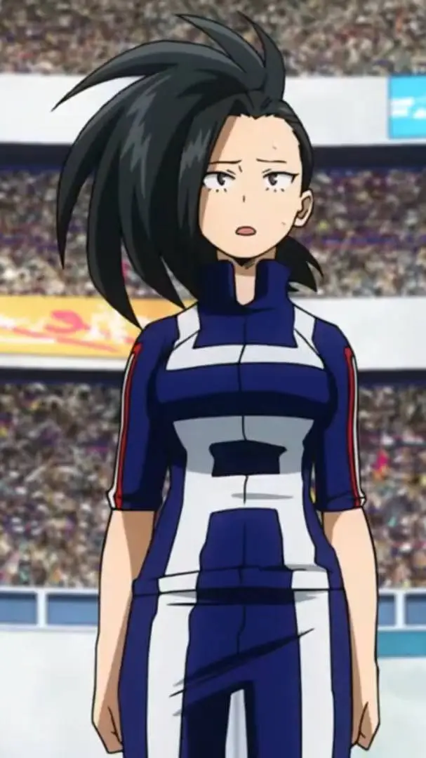 ai character: Momo Yaoyorozu  background