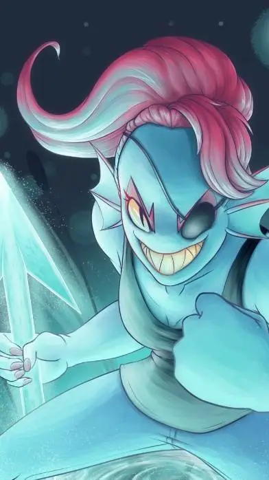 ai character: Undyne  background