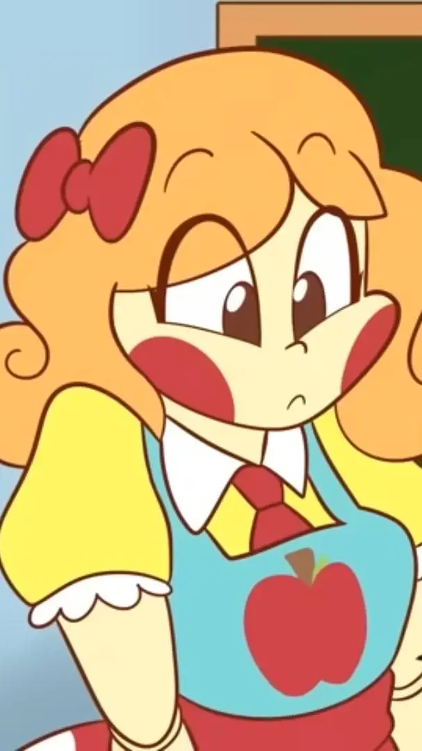 ai character: miss delight  background