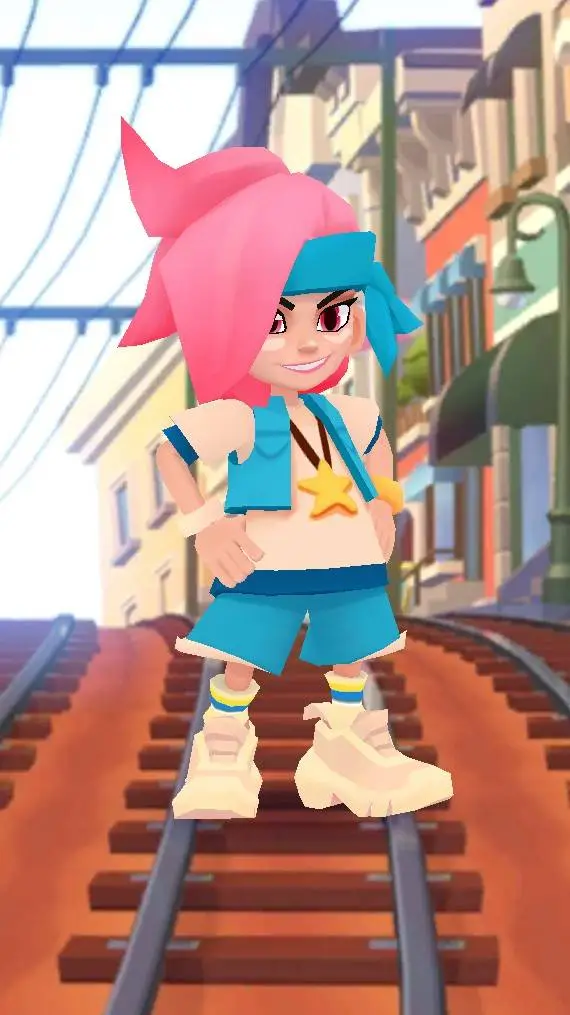 ai character: Sandy background