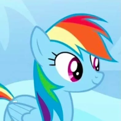 chat with ai character: Rainbow dash 