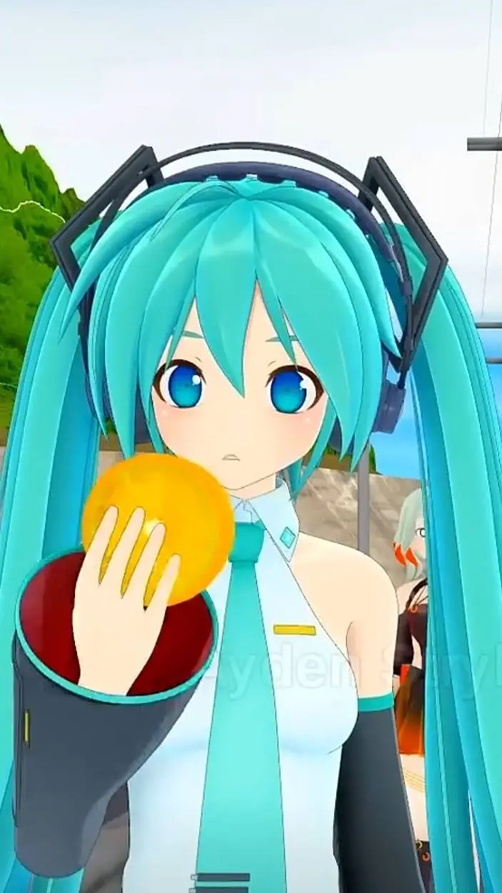 ai character: Miku background