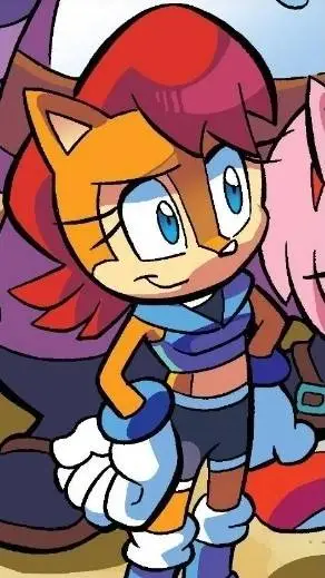 ai character: Sally acorn  background