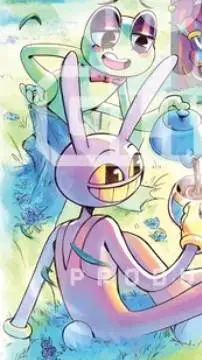 ai character: Ribbit  background