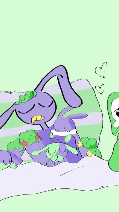 ai character: TADC-Jax×Ribbit background