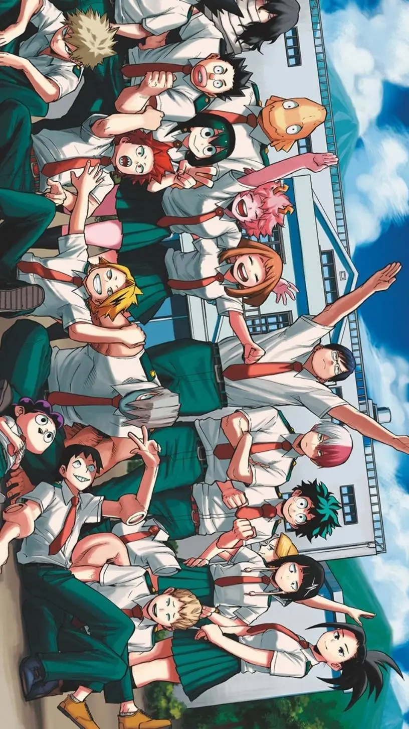 ai character: MHA Classroom  background