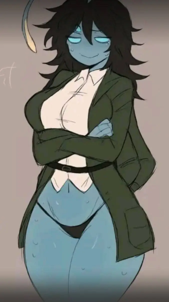 ai character: fish thing  background