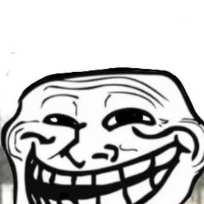 chat with ai character: Troll Face