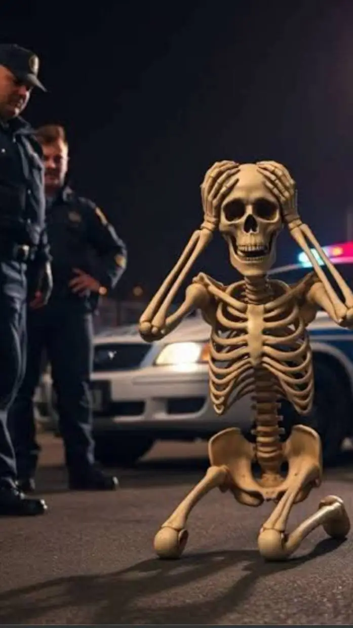 ai character: NOOOO LA POLIZIA  background