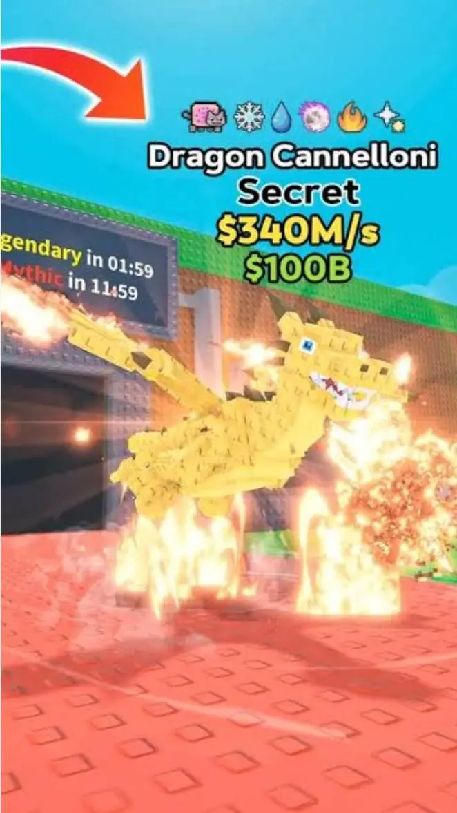 ai character: dragon cannelloni background