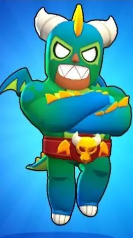 ai character: El dragon verdoso background