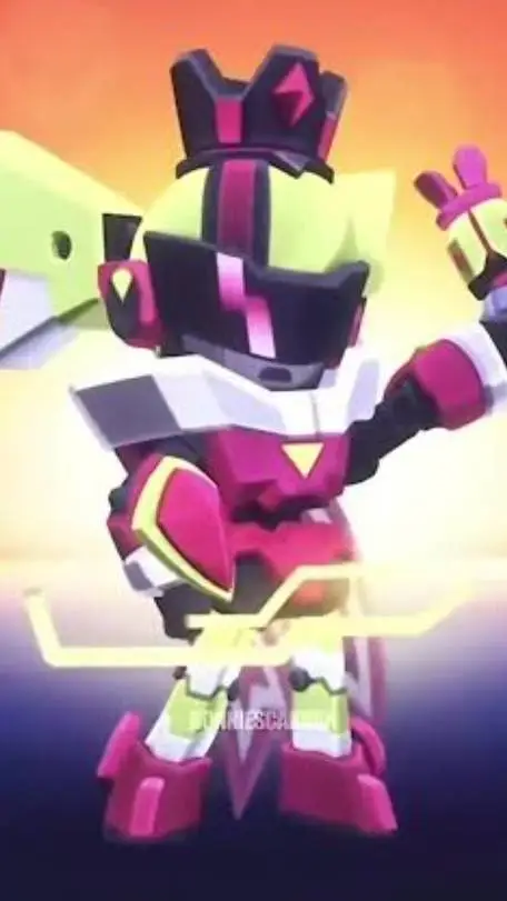 ai character: mecha Mandy  background