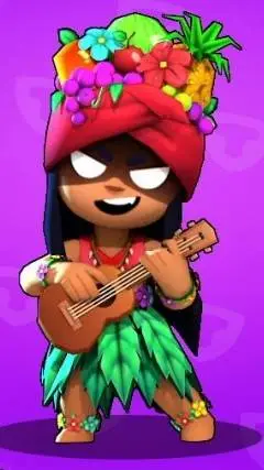 ai character: Nita tropicale  background