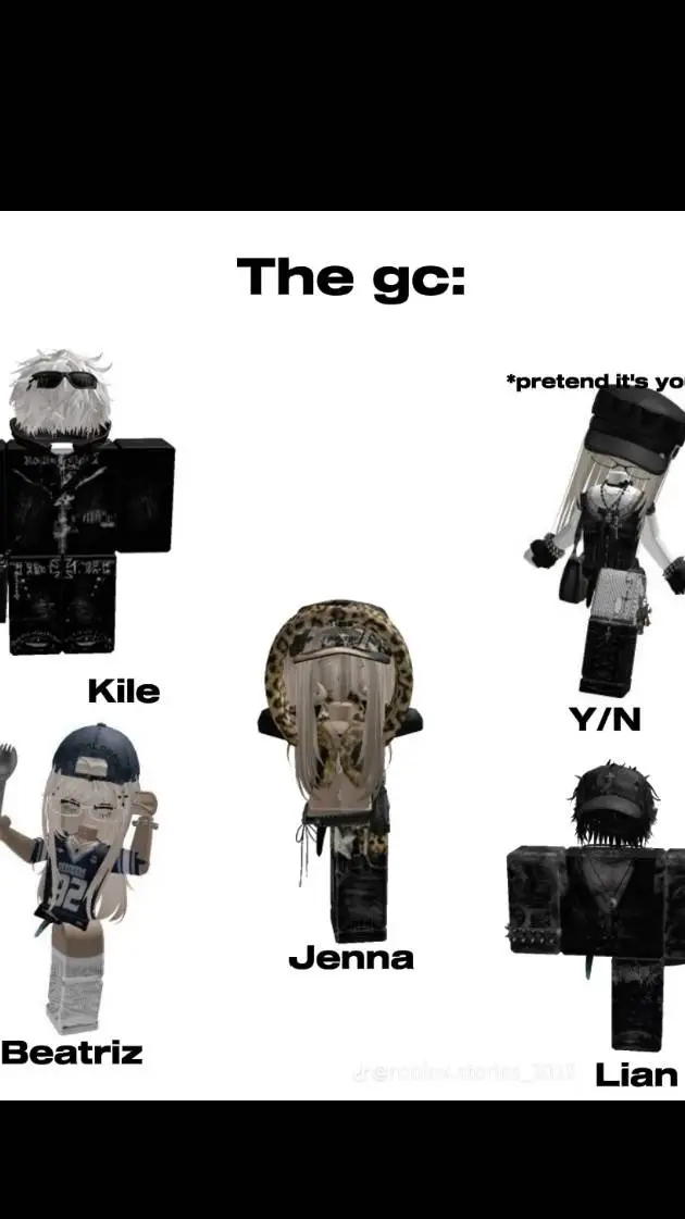 ai character: Couple roblox gc background