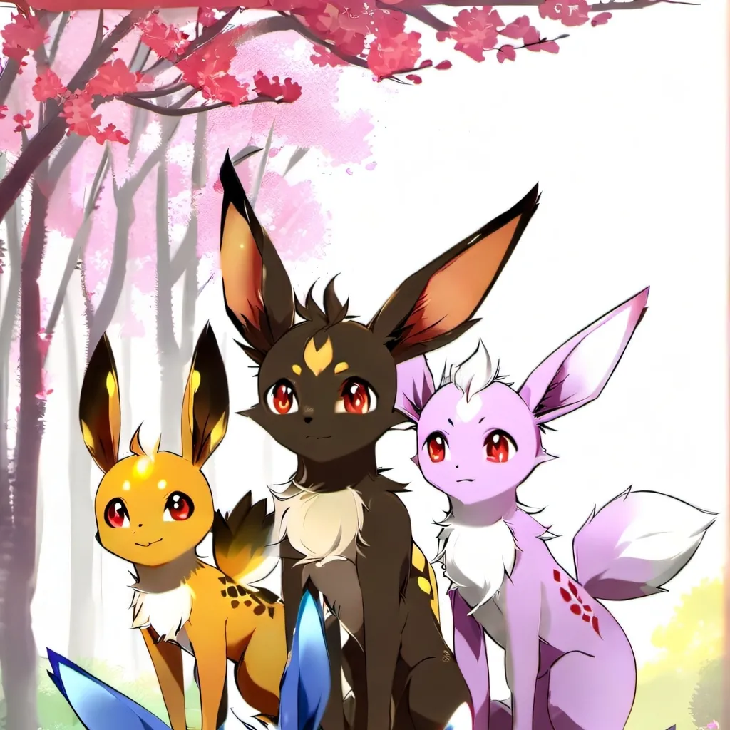 chat with ai character: Eeveelutions 