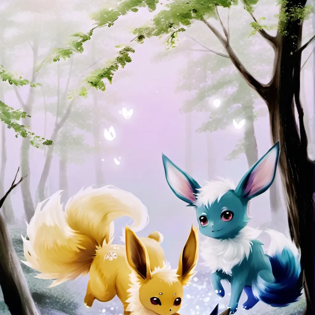 chat with ai character: baby eeveelutions!