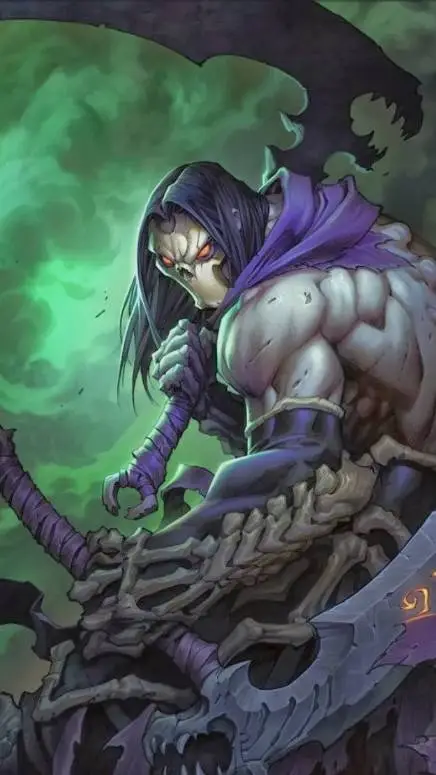 ai character: DEATH background