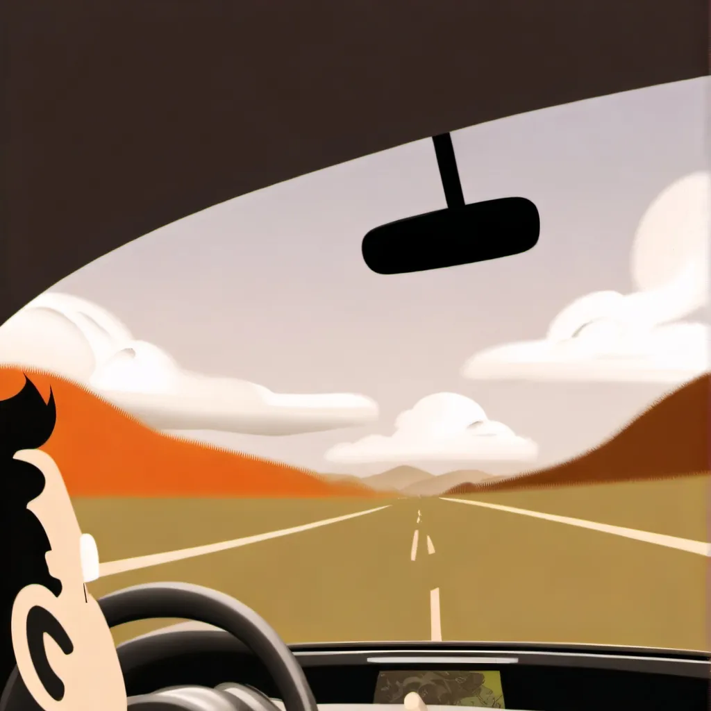 chat with ai character: Mordecai In A Car