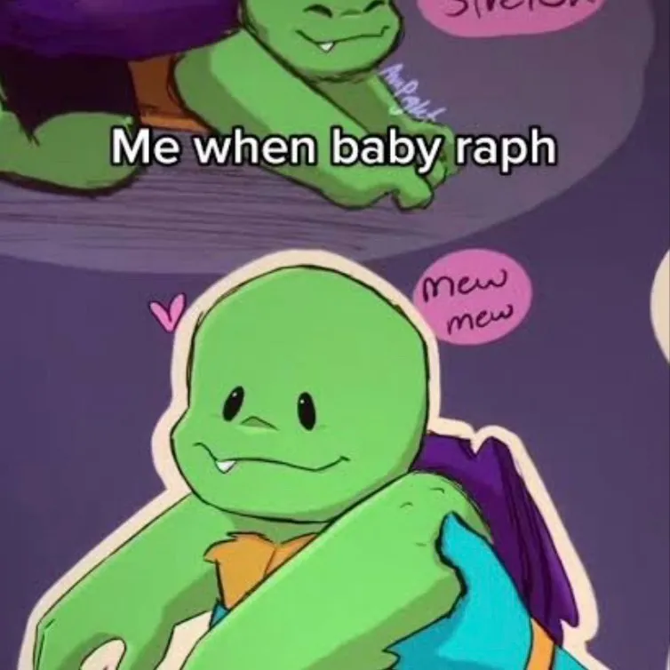 chat with ai character: Rottmnt baby raph 