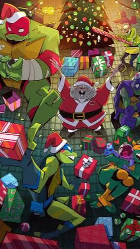 ai character: Rottmnt Christmas  background