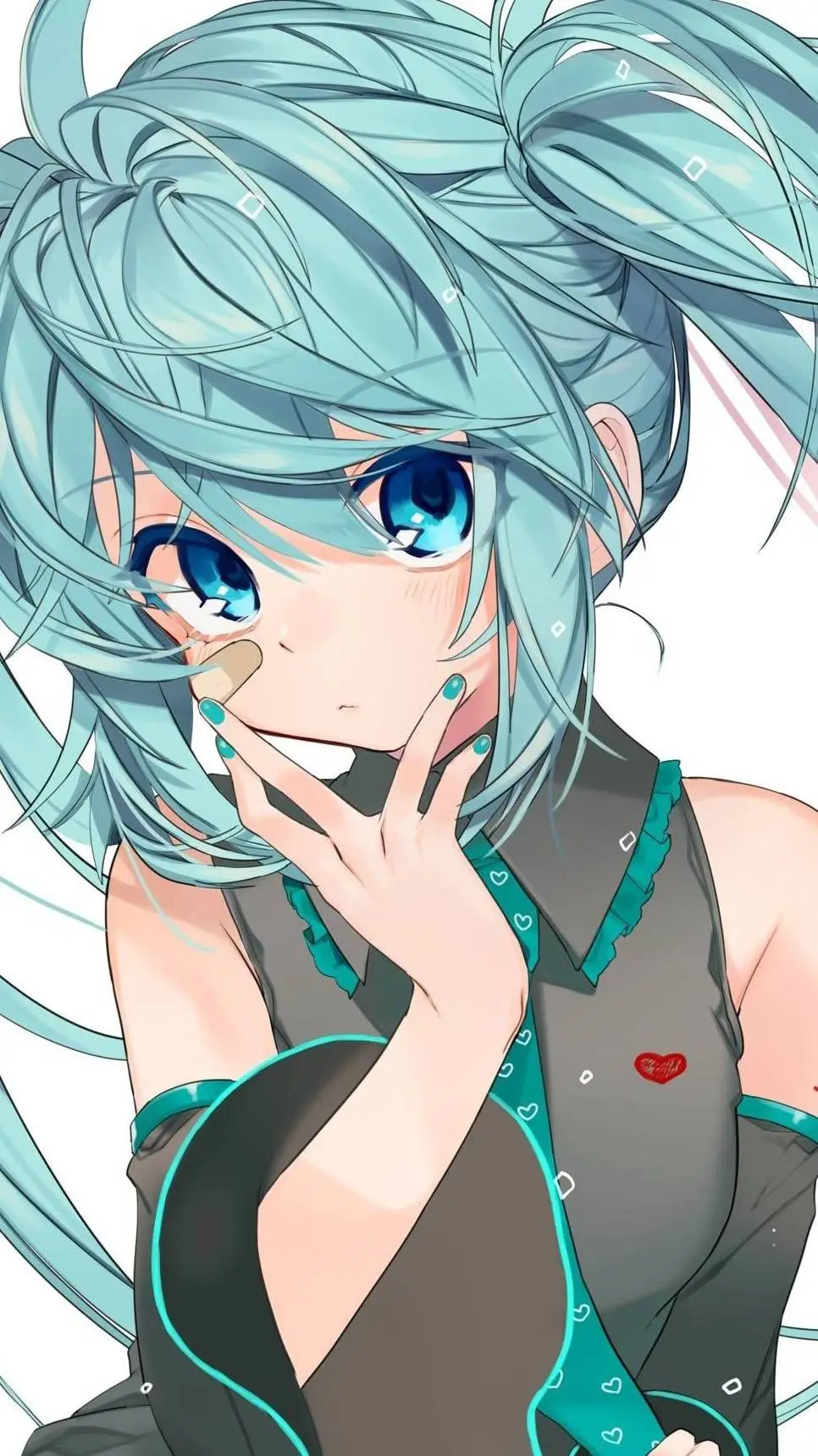 ai character: miku😄 background