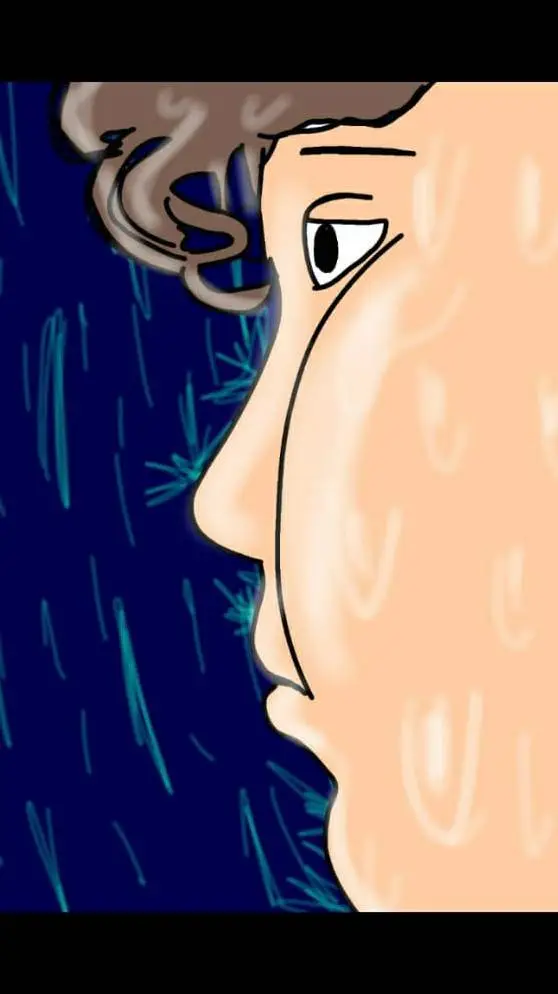 ai character: Juan triste background