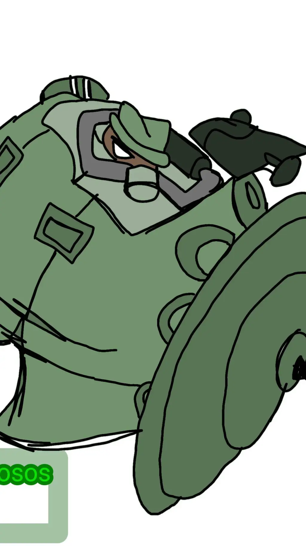 ai character: big band verde  background