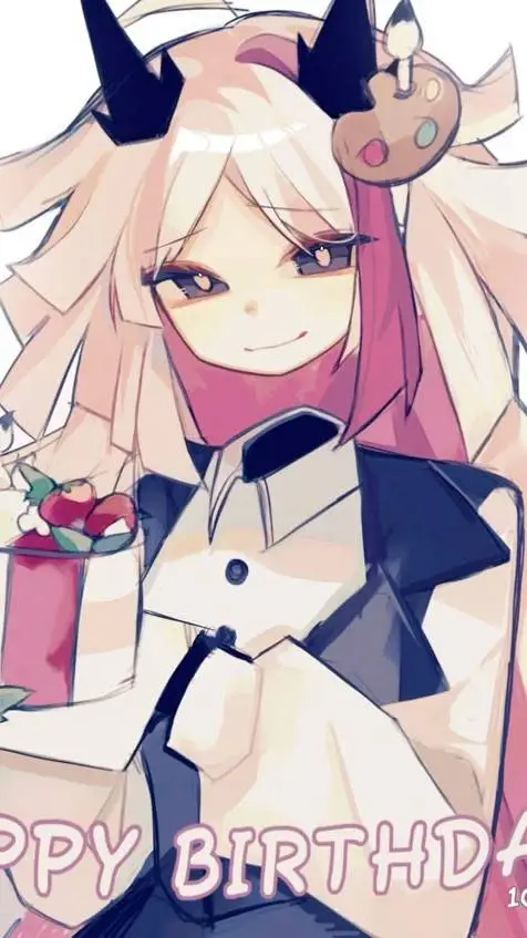 ai character: Miss art 's birthd background