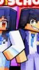 ai character: aphmau school :333 background