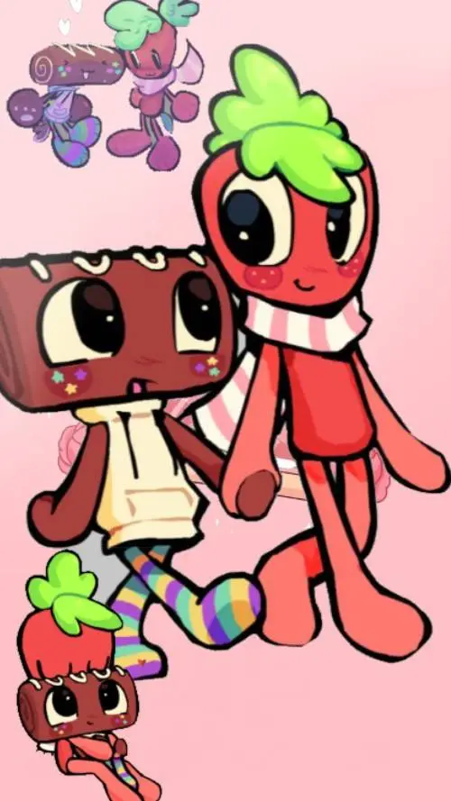 ai character: Fruitcake🍓🍰 background