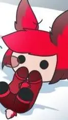 ai character: Baby Alastor~♡ background