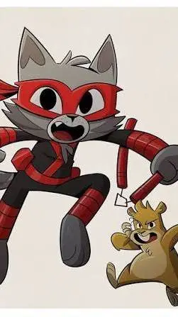 ai character: Cat Ninja!♡♡♡ background