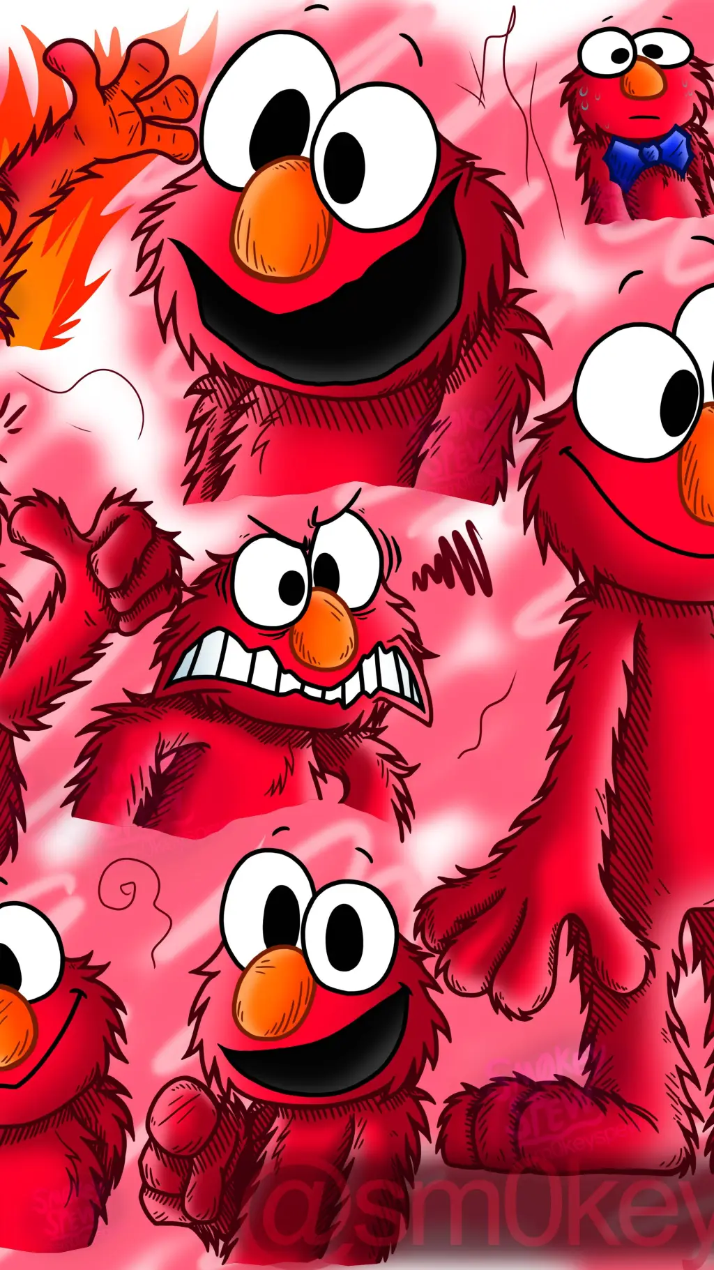 ai character: Elmo!~♡ background