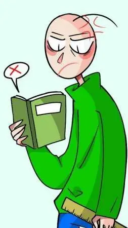ai character: Baldi Basic's! background