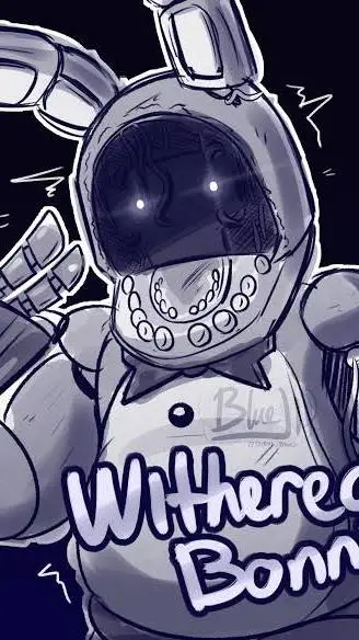 ai character: Withered Bonnie~ background