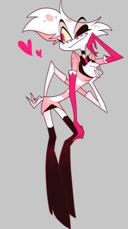 ai character: AngelDust~ background