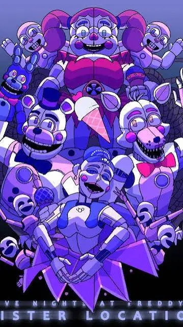 ai character: SISTER LOCATION!!! background