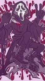 ai character: GhostFace~ background