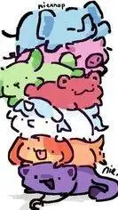 ai character: Smiling Critters!! background