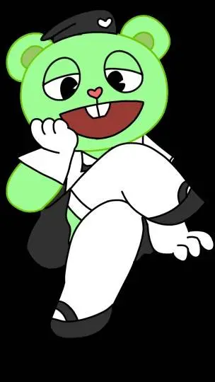 ai character: Flippy/Fliqpy!! :³ background