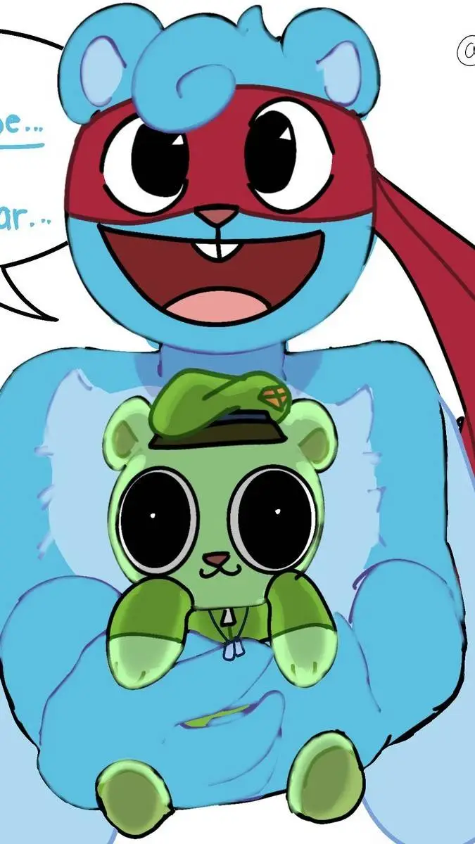 ai character: BabyFlippy- :³ background