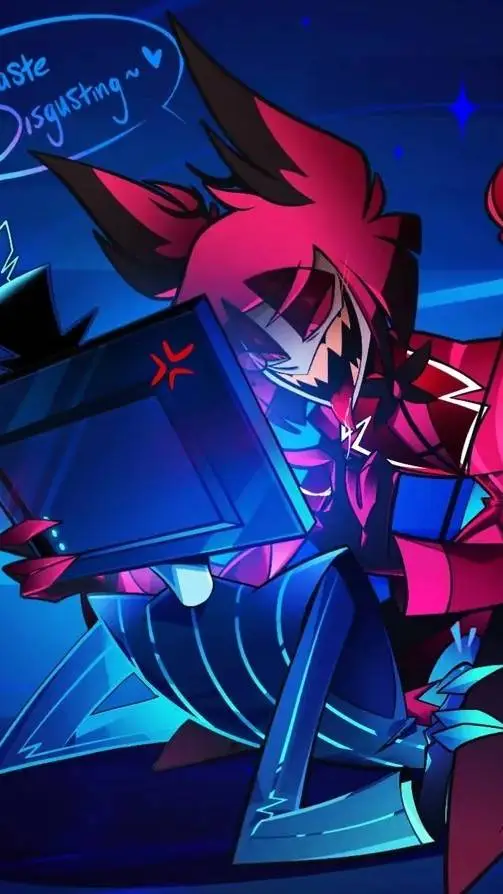 ai character: Radiostatic  background